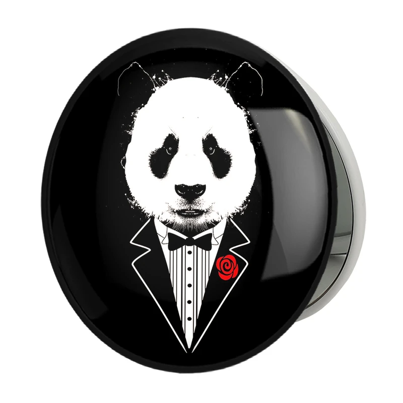 آینه جیبی خندالو طرح پاندا مدل تاشو کد 2388 