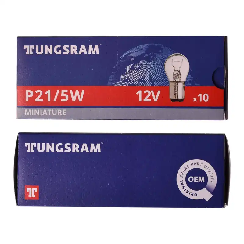 لامپ هالوژن خودرو تانگسرام مدل P21/5W بسته 2 عددی