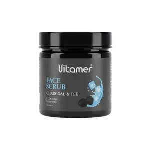 Vitamer Charcoal & Ice Face Scrub Cream suitable for all skin types – 400 ml