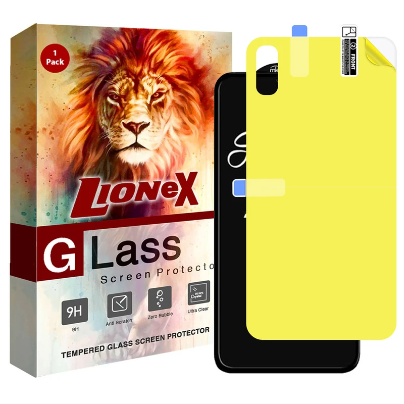 محافظ صفحه نمایش لایونکس مدل 2SN مناسب برای گوشی موبایل اپل iPhone XS Max به همراه محافظ پشت گوشی