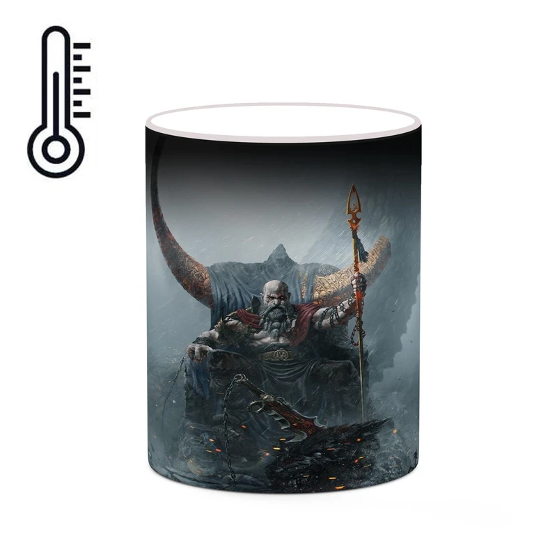 ماگ حرارتی کاکتی طرح گاد آف وار God Of War مدل mgh40513