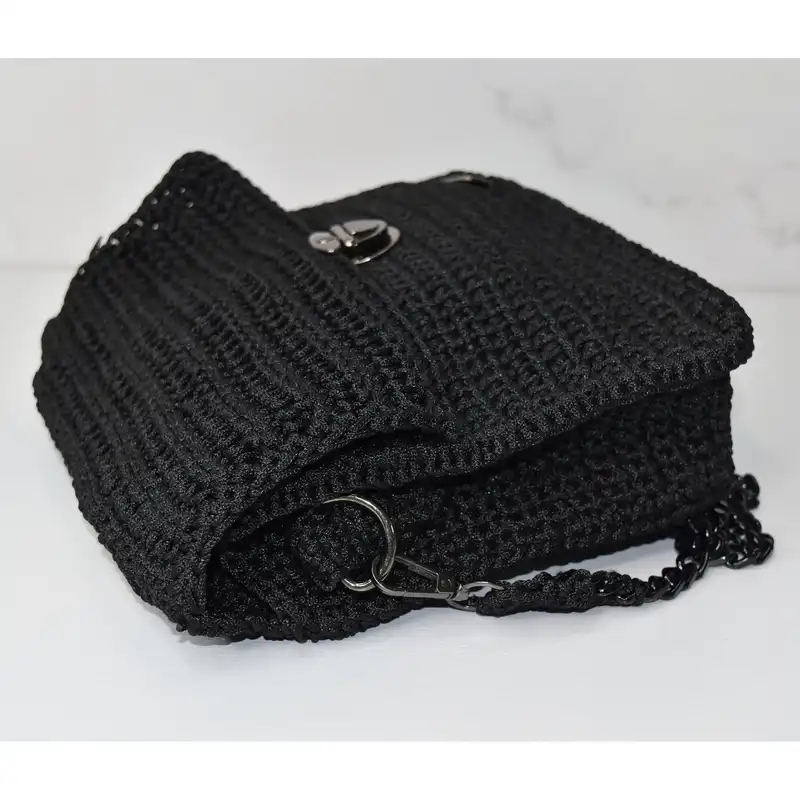 کیف رودوشی بافتنی مدل هانا