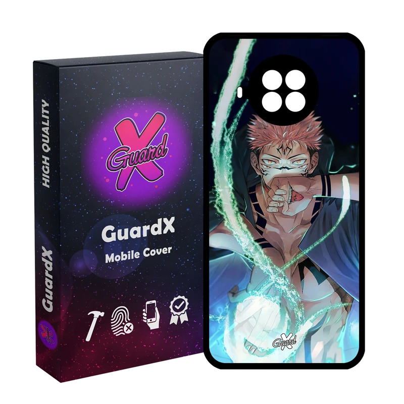 کاور گارد ایکس طرح Sukuna Anime مدل Glass10571 مناسب برای گوشی موبایل شیائومی  MI 10T Lite/Redmi Note 9 Pro 5G/10I 5G