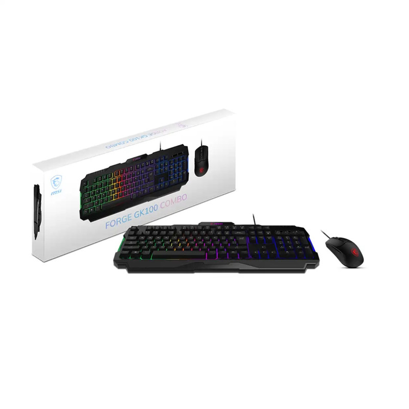 ست گیمینگ ام اس آی مدل FORGE GK100 COMBO