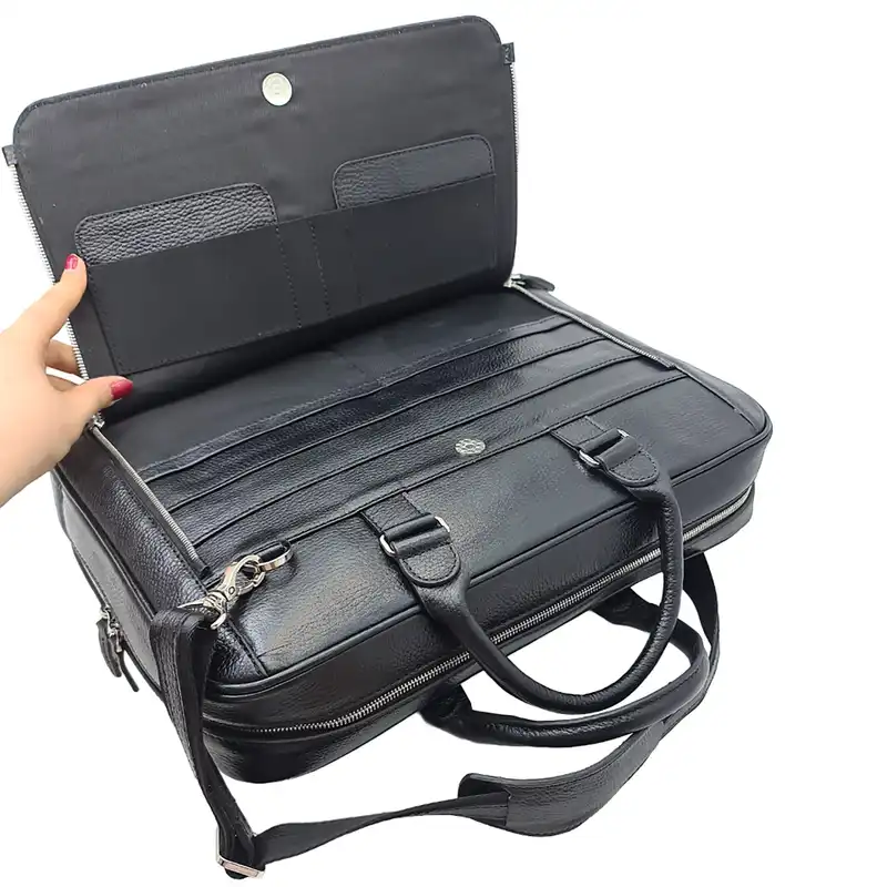 کیف دستی مدل آفاق چرم طبیعی گاوی کد S_47830