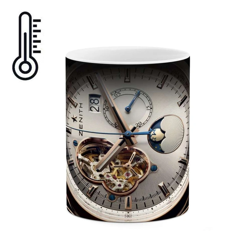 ماگ حرارتی کاکتی مدل ساعت کد  mgh12843