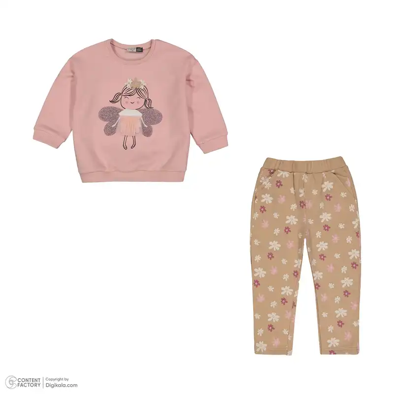 ست سویشرت و شلوار نوزادی ایندیگو مدل 231162