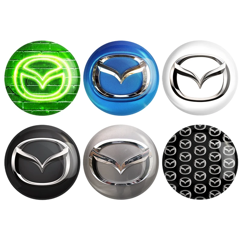 مگنت خندالو طرح مزدا Mazda کد 1461B مجموعه 6 عددی