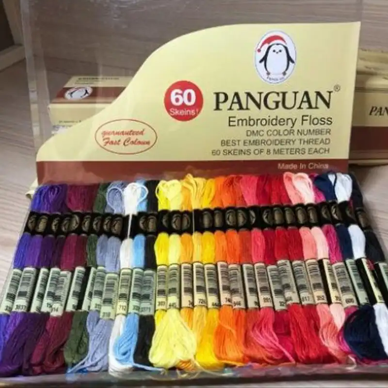 نخ کوبلن پنگوئن مدل PN-60 مجموعه 60 عددی