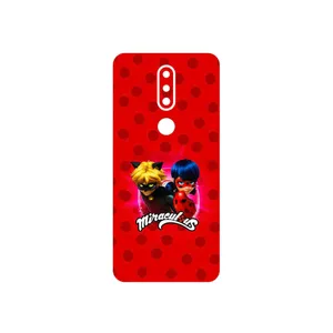 MAHOOT Ladybug and Cat Noir Cover Sticker for Nokia 7.1