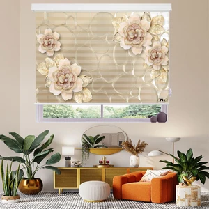 پرده زبرا زیو مدل 3D-1001 سایز 200x200 سانتی متر