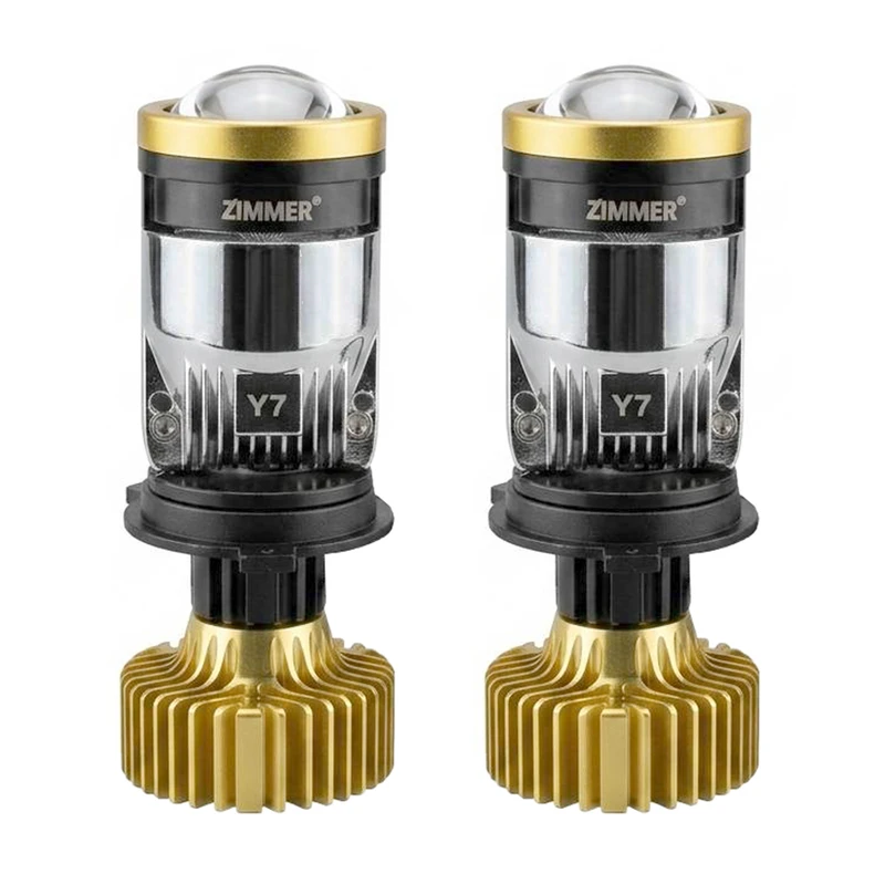 لامپ هدلایت خودرو زیمر مدل Y7D-4300K پایه H4 بسته دو عددی