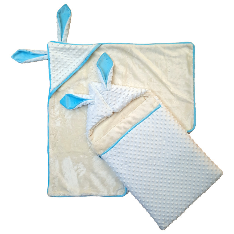 سرویس خواب نوزاد طرح حبابی مجموعه 2 عددی