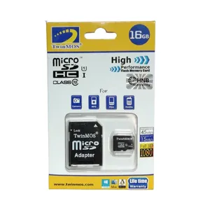 کارت حافظه microSD توین موس  مدل HC کلاس 10 استاندارد SDV2.0/V3.0 سرعت 45MBps ظرفیت 16 گیگابایت به همراه آداپتور SD 