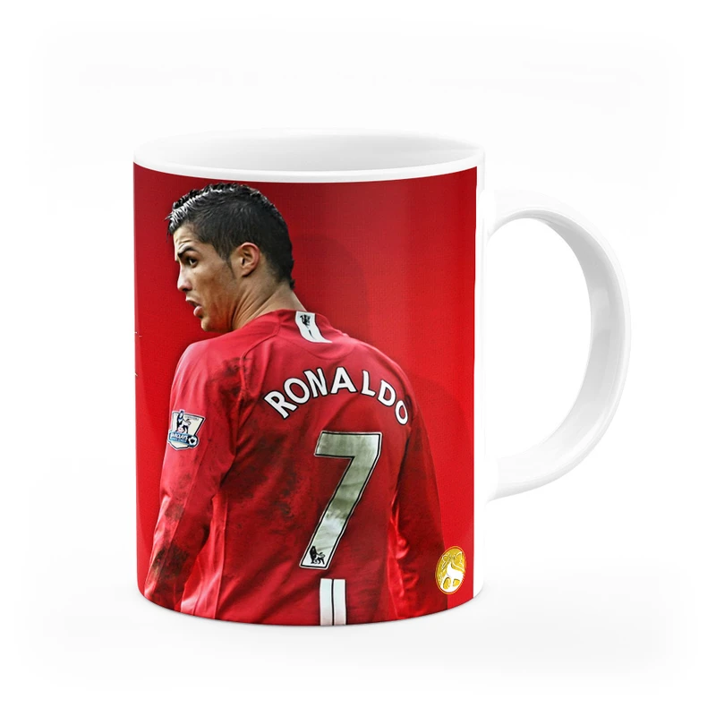 ماگ هومرو طرح تیم باشگاه فوتبال منچستر یونایتد کریستیانو رونالدو مدل MG4920