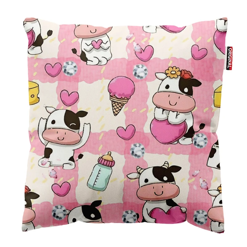 کوسن پاد آفرین طرح کارتونی کد 2221 سایز 30*30 سانتی متر