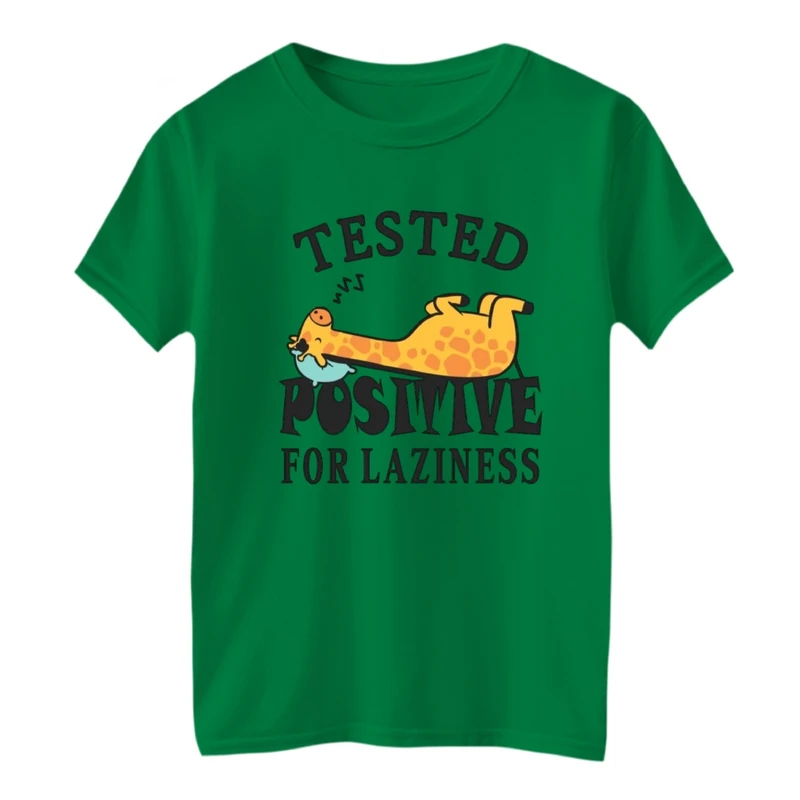 تی شرت آستین کوتاه بچگانه مدل زرافه خوابیده