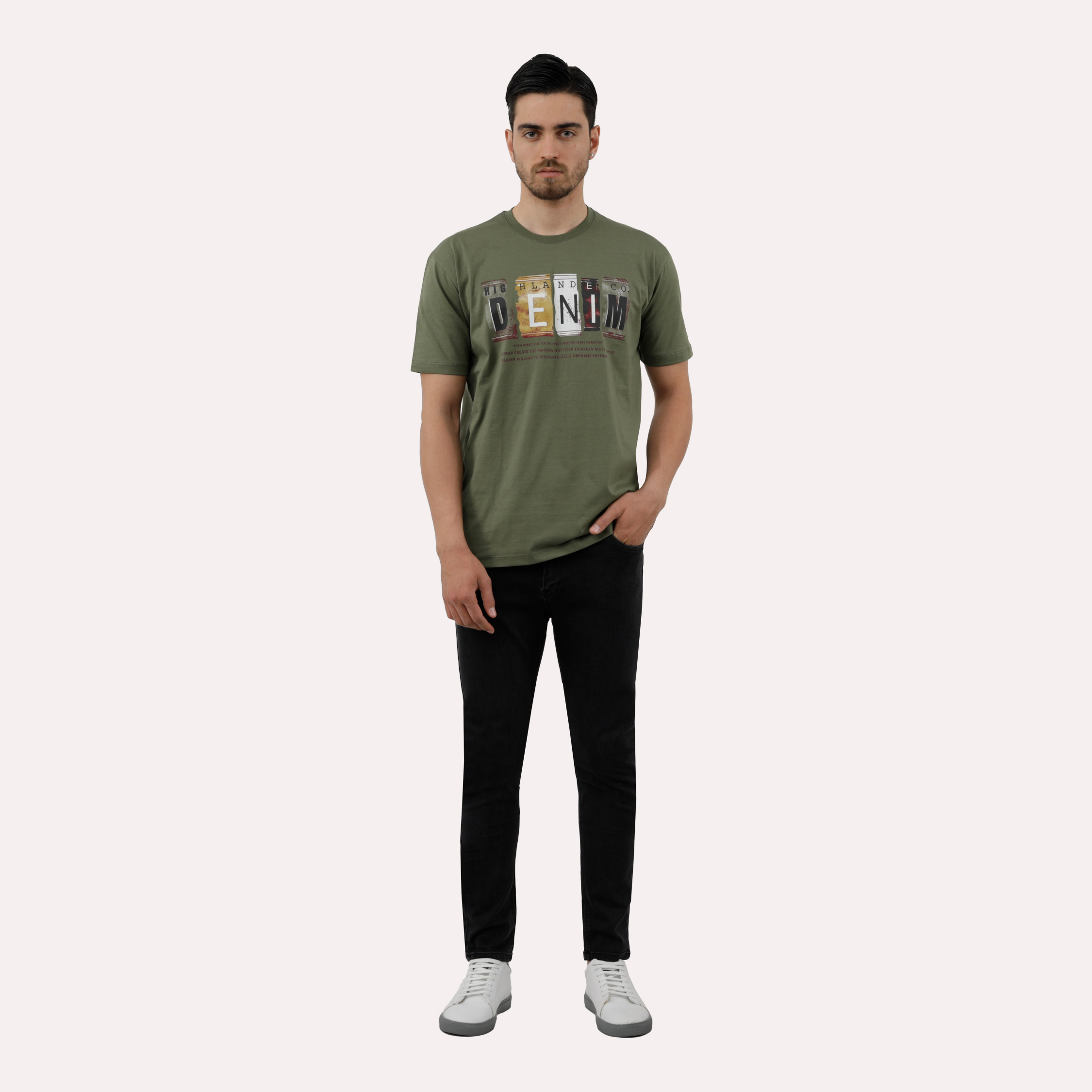 تی شرت آستین کوتاه مردانه پاتن جامه مدل  331621010005999