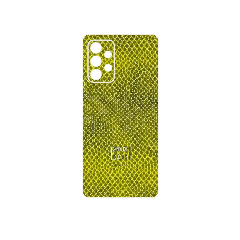 برچسب پوششی ماهوت مدل Yellow Snake Skin مناسب برای گوشی موبایل سامسونگ Galaxy A53 5G
