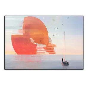 تابلو شاسی بکلیت طرح قایق و دریا مدل SH-S5282