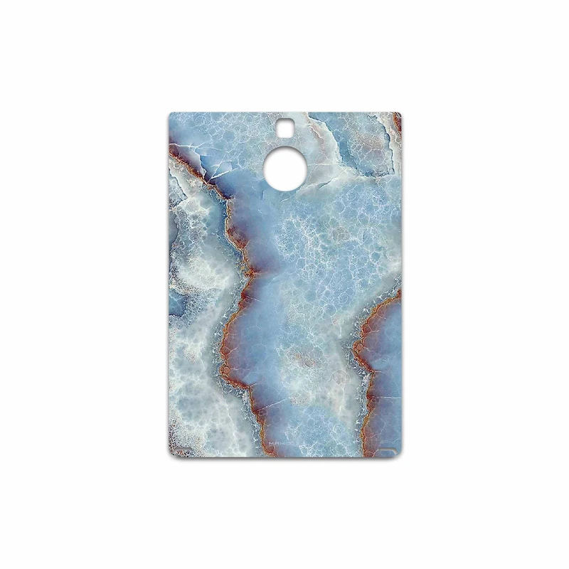 برچسب پوششی ماهوت مدل Blue Ocean Marble مناسب برای گوشی موبایل بلک بری Passport Silver Edition