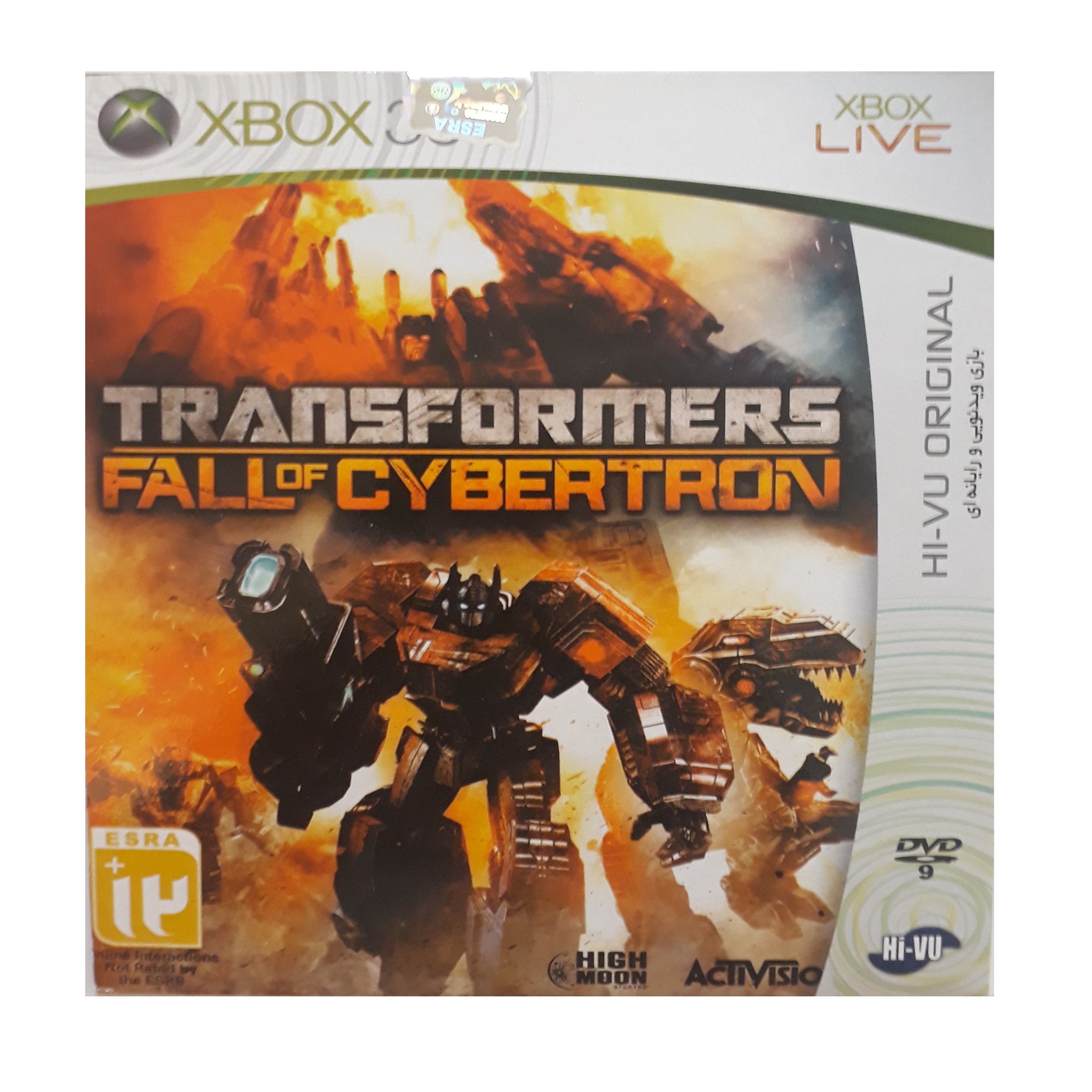 بازی transformers fall of cybertron مخصوص xbox 360