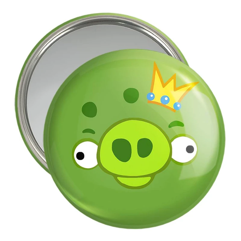 آینه جیبی خندالو مدل لئونارد پرندگان خشمگین Angry Birds  کد 13866