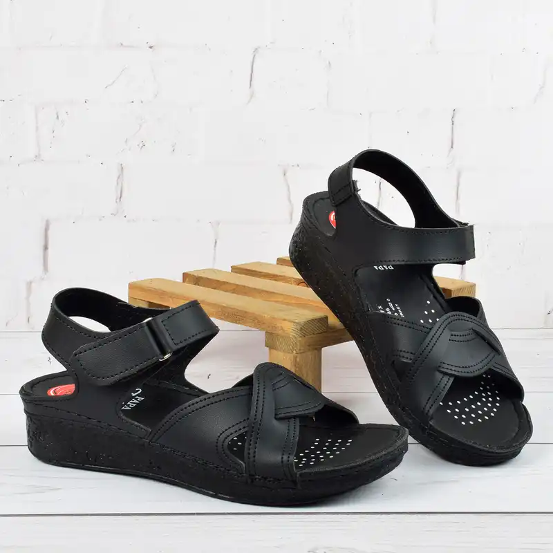 صندل زنانه مدل طبی آنتی بلو برچسبی BK.4025