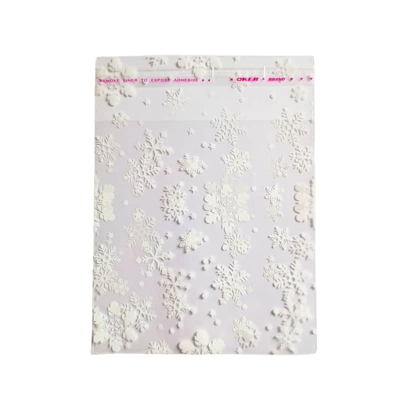 سلفون بسته بندی طرح برف 35*25 بسته 30 عددی