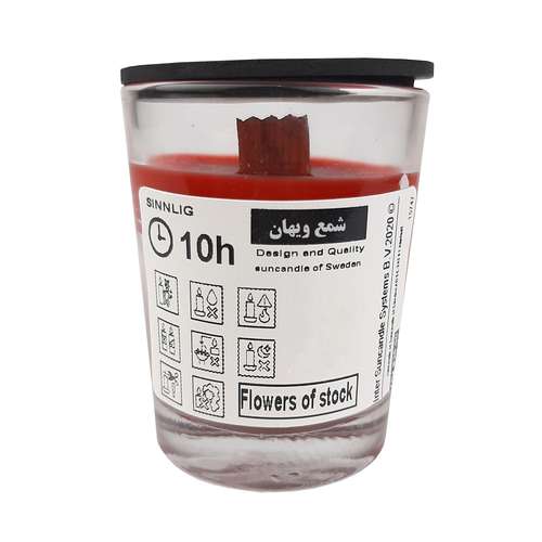 شمع لیوانی ویهان مدل سویا وکس رایحه گل های تازه