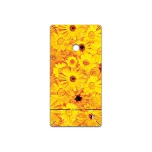 MAHOOT Yellow-Flower Cover Sticker for Nokia Lumia 520