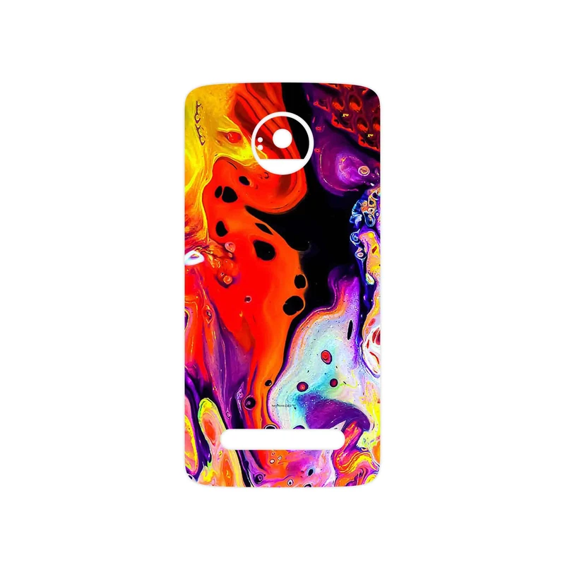 برچسب پوششی ماهوت مدل Abstract Oil Art مناسب برای گوشی موبایل موتورولا Moto Z2 Play