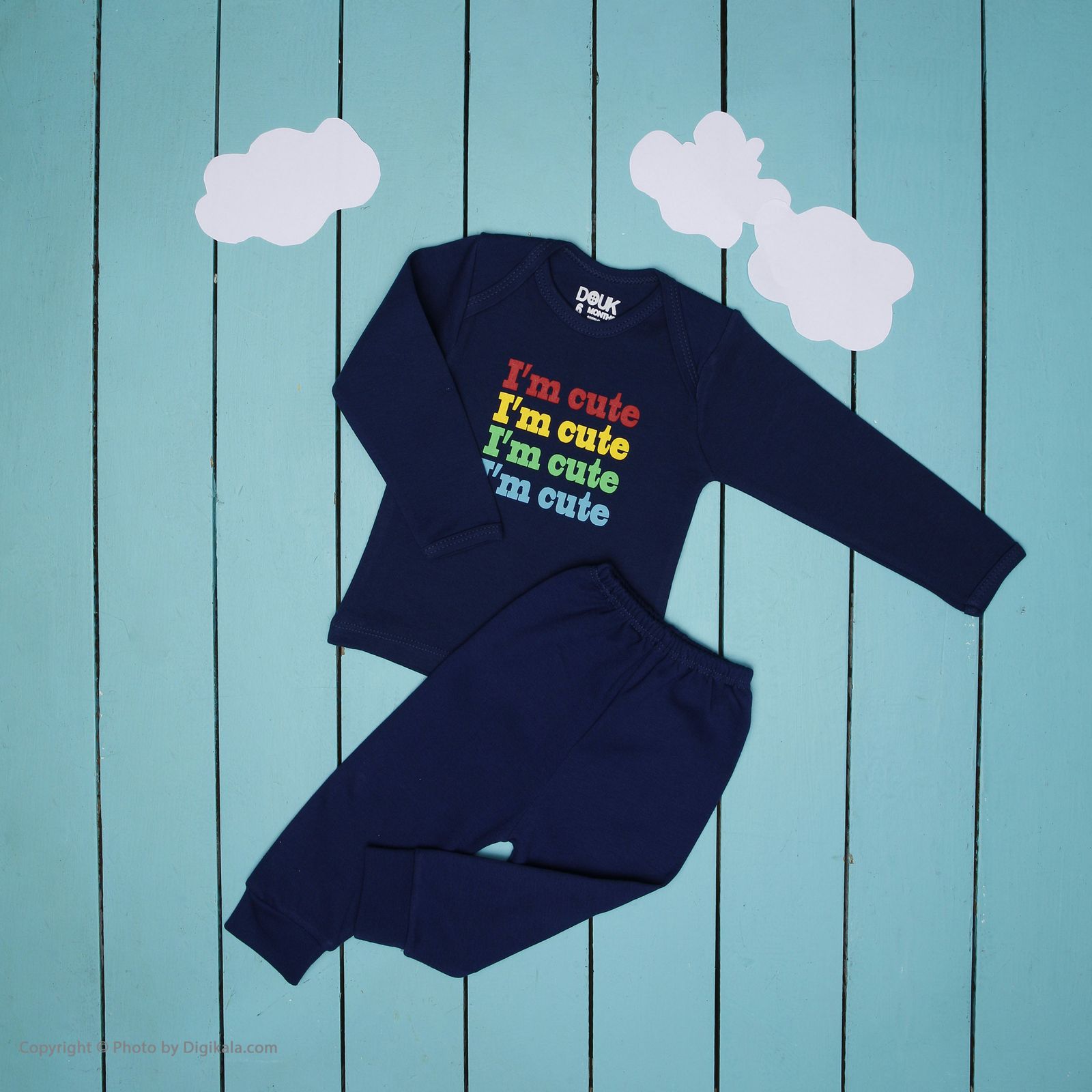ست تی شرت و شلوار نوزادی پسرانه سون پون مدل 1391688-59 -  - 10