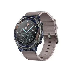MAHOOT Earth-White-Marble Cover Sticker for Huawei Watch GT 2 Pro Smartwatch