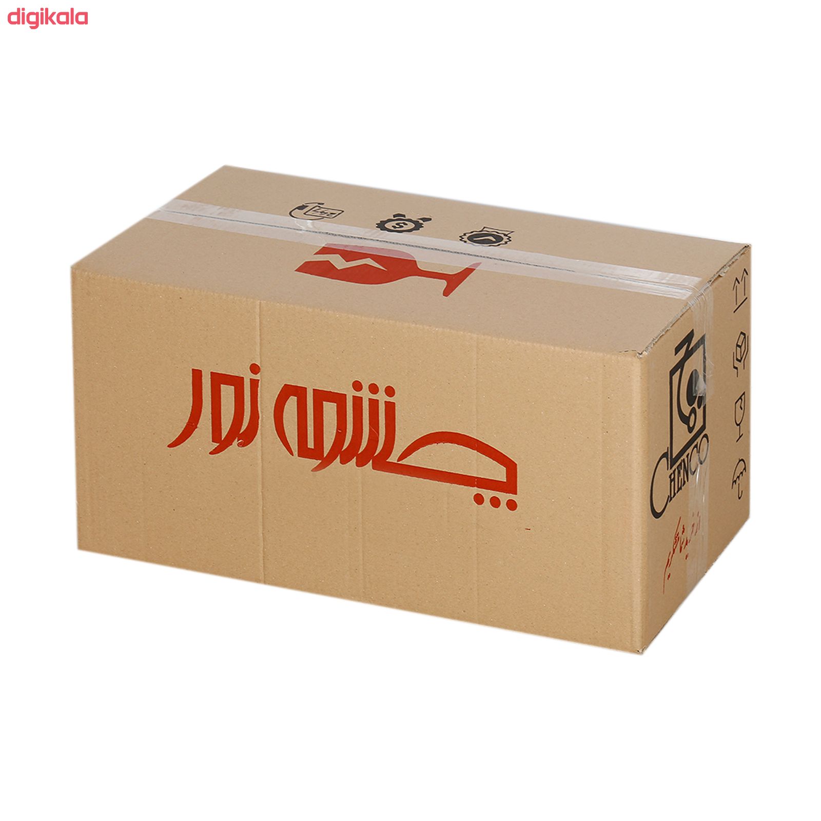 لوستر 12 شعله چشمه نور کد CA2143/4+8-BO main 1 7