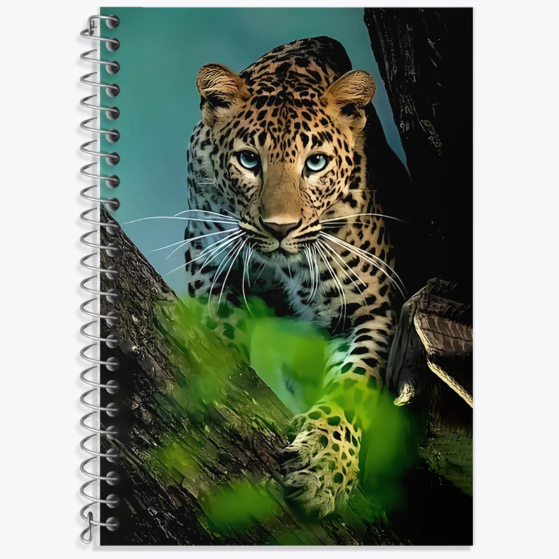 دفتر نت موسیقی 50 برگ خندالو طرح پلنگ کد F5891