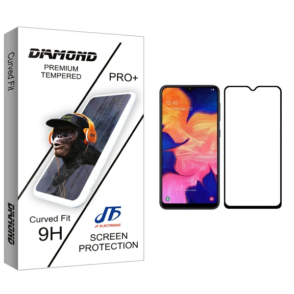 محافظ صفحه نمایش جی اف مدل Diamond glass مناسب برای گوشی موبایل سامسونگ Galaxy A10