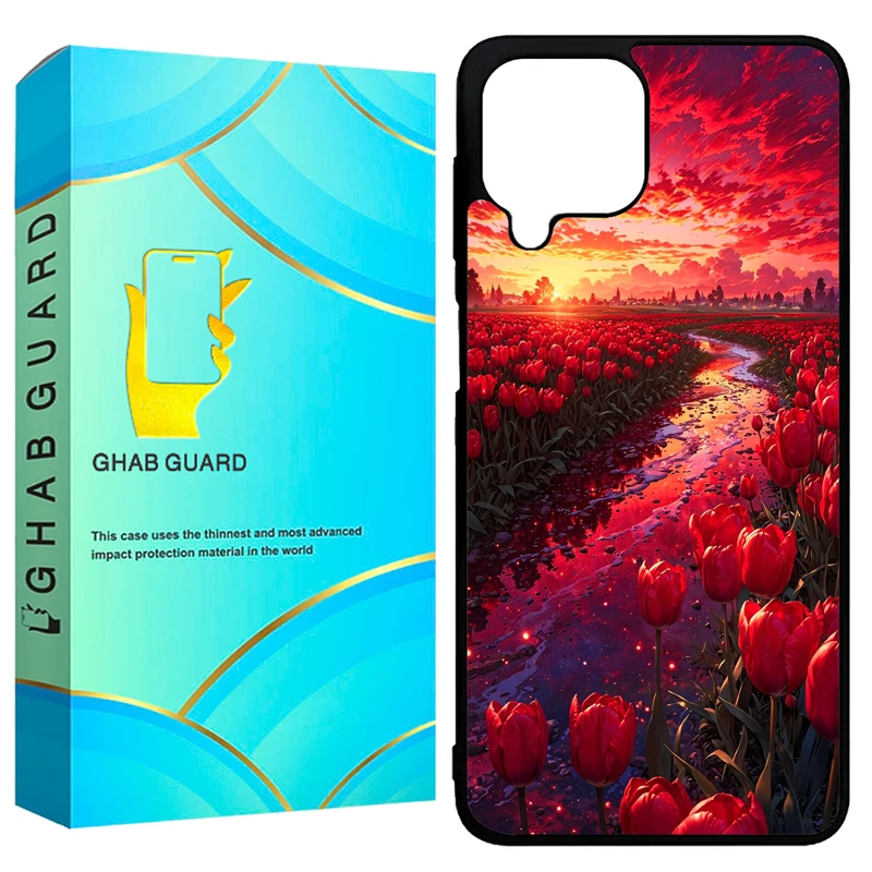 کاور قاب گارد طرح گل مدل GCHPA224 مناسب برای گوشی موبایل سامسونگ Galaxy A22 4G / M22 4G / M32 4G