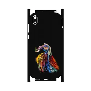 MAHOOT Rainbow Hair Digital Art-FullSkin Cover Sticker for Huawei Y5 2019