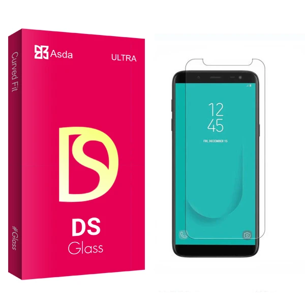 محافظ صفحه نمایش شیشه ای آسدا مدل DS glass مناسب برای گوشی موبایل سامسونگ Galaxy J8 Plus