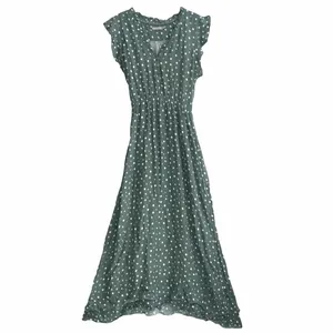 پیراهن ساحلی زنانه مدل Polkadot
