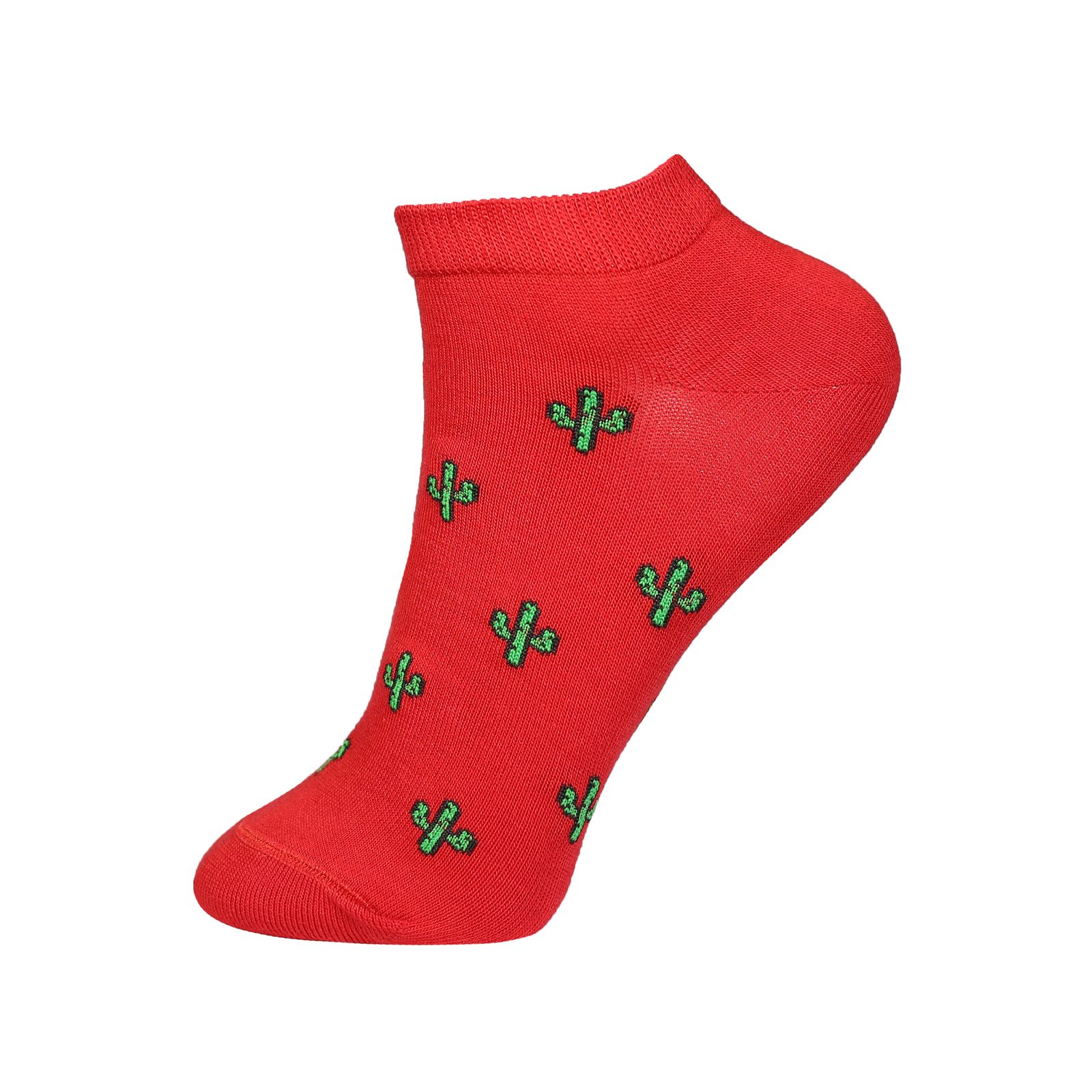 جوراب زنانه پاتوک پاتوک طرح کاکتوس کد BL-PT 153