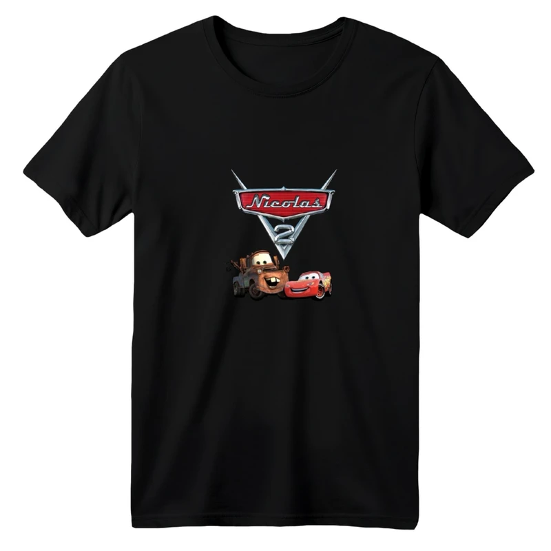 تی شرت آستین کوتاه بچگانه مدل ماشین ها کد 01