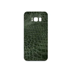MAHOOT Green-Crocodile-Leather Cover Sticker for Samsung Galaxy S8