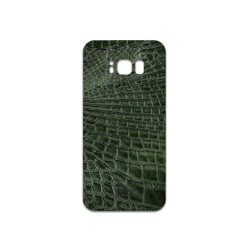 برچسب پوششی ماهوت مدل Green-Crocodile-Leather مناسب برای گوشی موبایل سامسونگ Galaxy S8