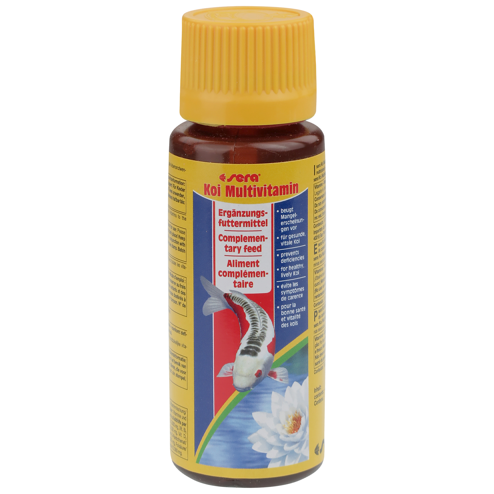 محلول مولتی ویتامین آبزیان سرا مدل Koi Multivitamin حجم 100 میلی لیتر