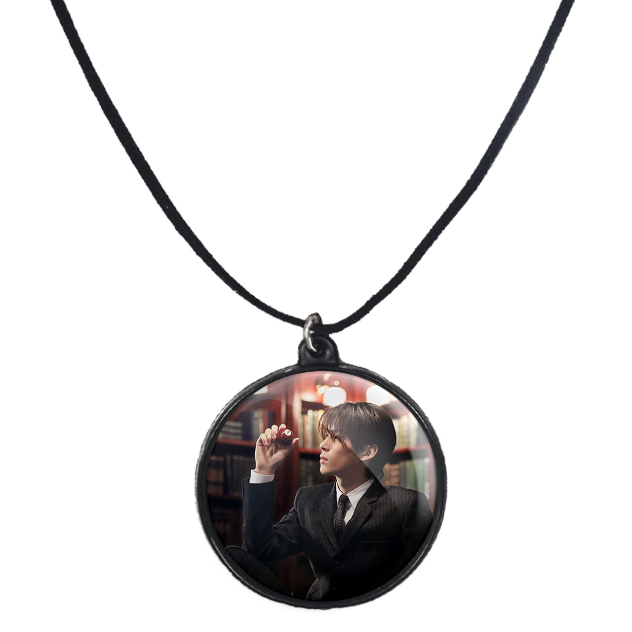 گردنبند پرمانه طرح گروه موسیقی BIG BANG کد pmb.15112 مدل دو طرفه