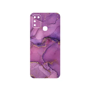 MAHOOT Purple Marble Cover Sticker for Infinix Hot 10 Play