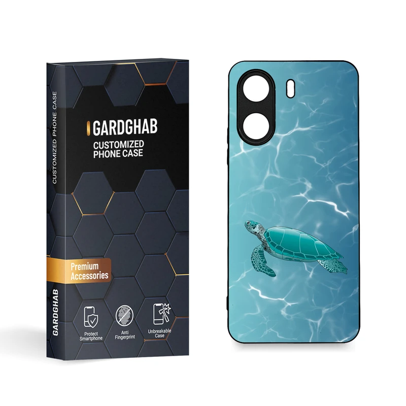 کاور گارد قاب مدل دورژله ای منظره و طبیعت مناسب برای گوشی موبایل شیائومی  Poco C65 / Redmi 13c