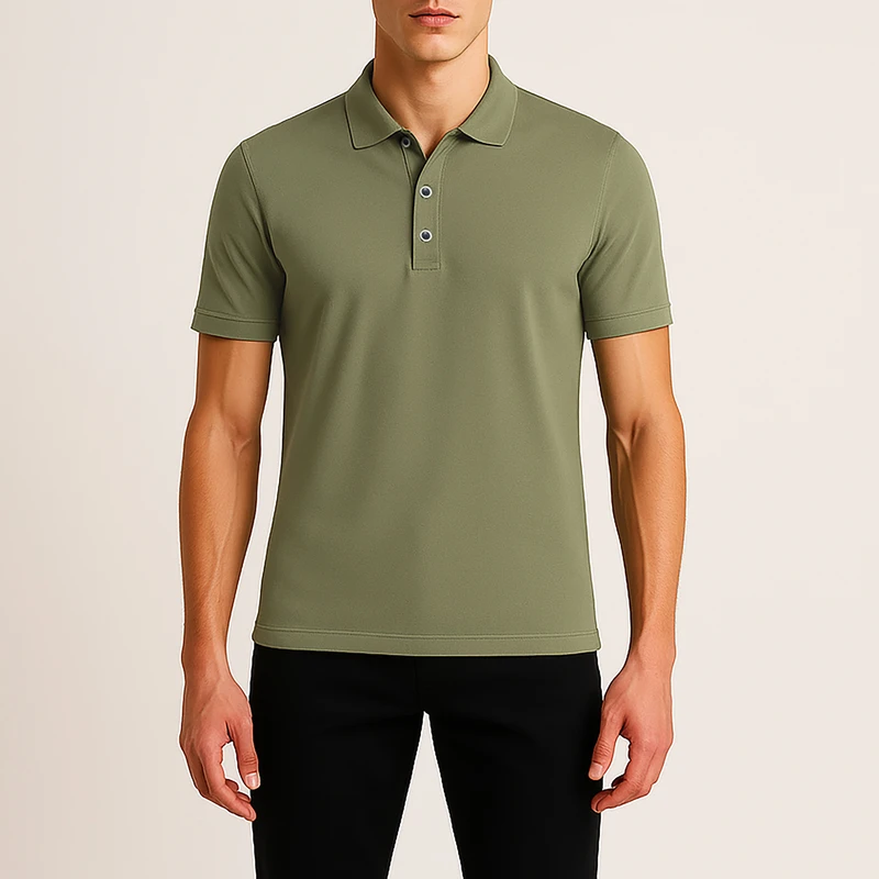 پولوشرت آستین کوتاه مردانه ایزی دو مدل 3134 رنگ سبز